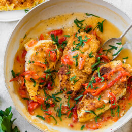 Chicken Breast with Hot Cherry Peppers