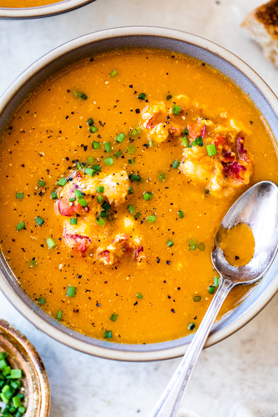 healthy lobster bisque