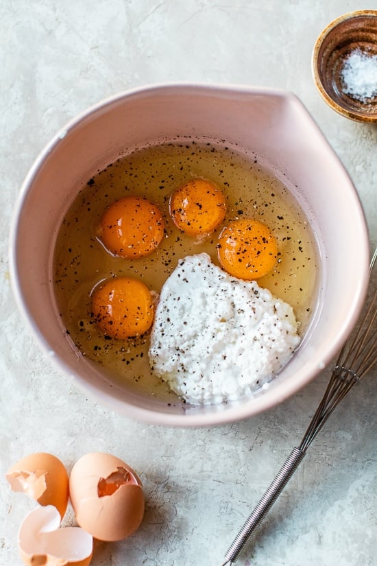 eggs and cottage cheese