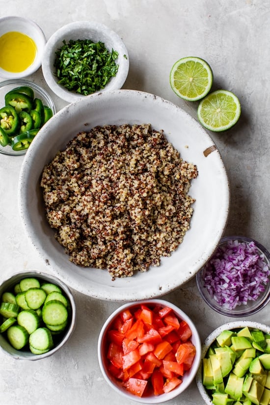 how to make quinoa salad