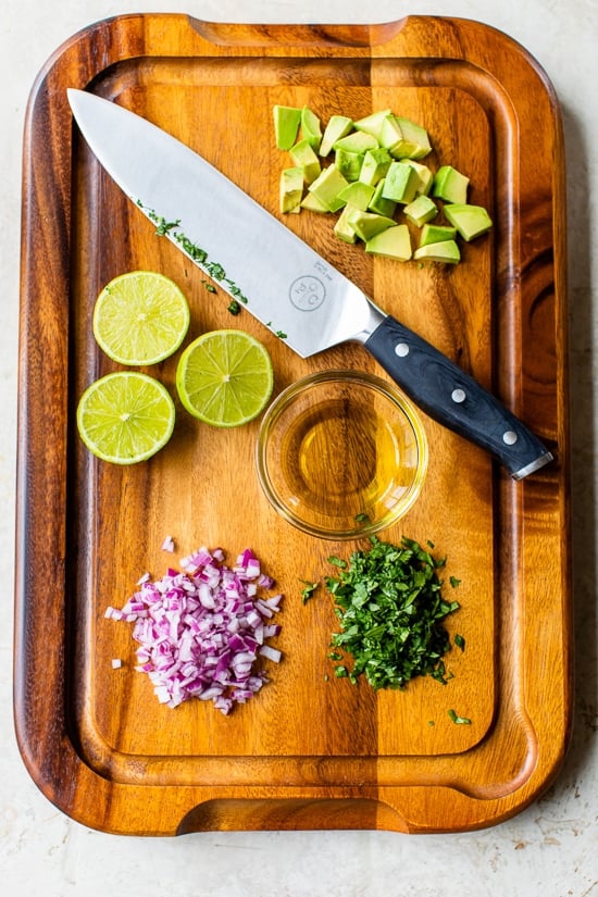 Cilantro Lime Chicken Avocado Salad