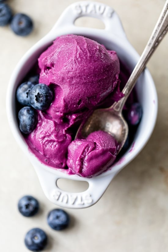 Blueberry Frozen Yogurt