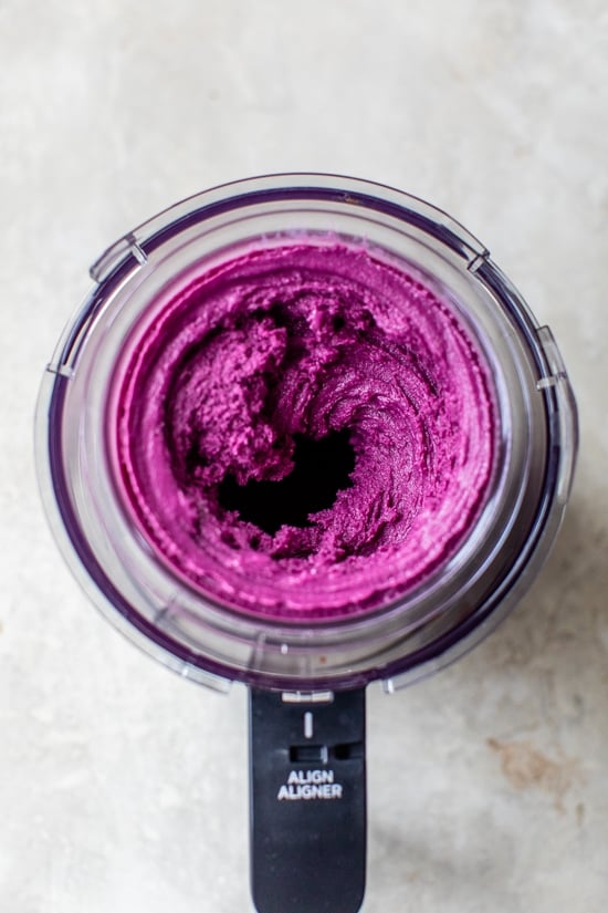 Blueberry Frozen Yogurt in the Creami