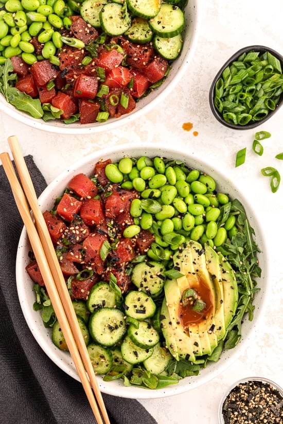 Ahi Tuna Poke Salad