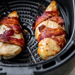 Bacon-Wrapped Air Fryer Chicken Breast