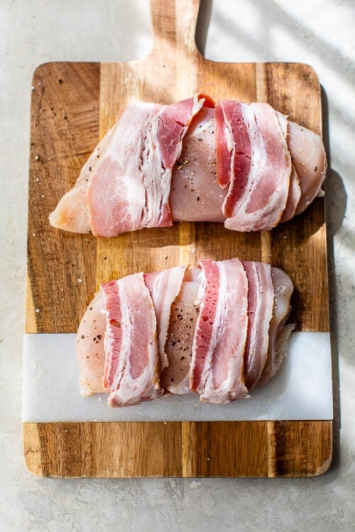chicken breast wrapped in bacon
