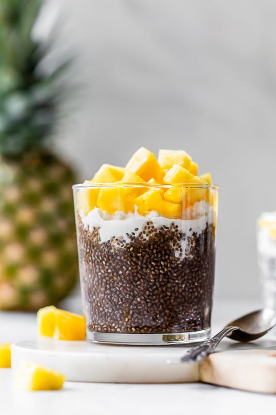 Pineapple Chia with Cottage Cheese