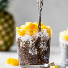 Pineapple Chia with Cottage Cheese