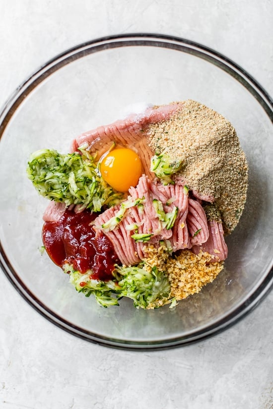 Turkey Meatloaf with Zucchini