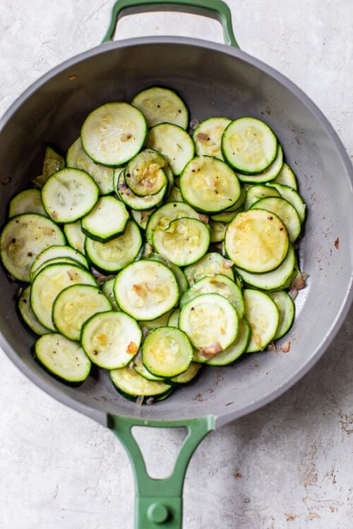 cook zucchini for quiche