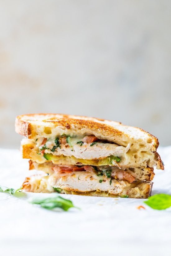 Grilled Chicken Mozzarella Cheese Sandwich