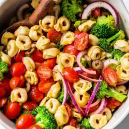 Tortellini Salad with veggies