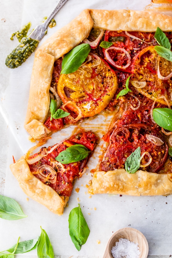 Heirloom Tomato Galette