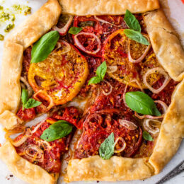 Heirloom Tomato Galette