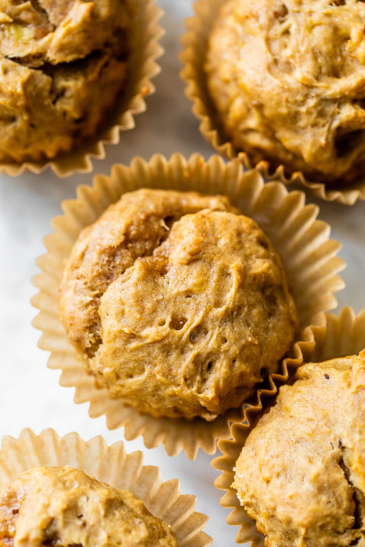 Peanut Butter Banana Muffins