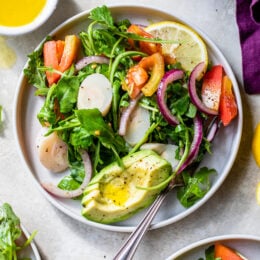 Lemony Hearts of Palm Salad with Avocado