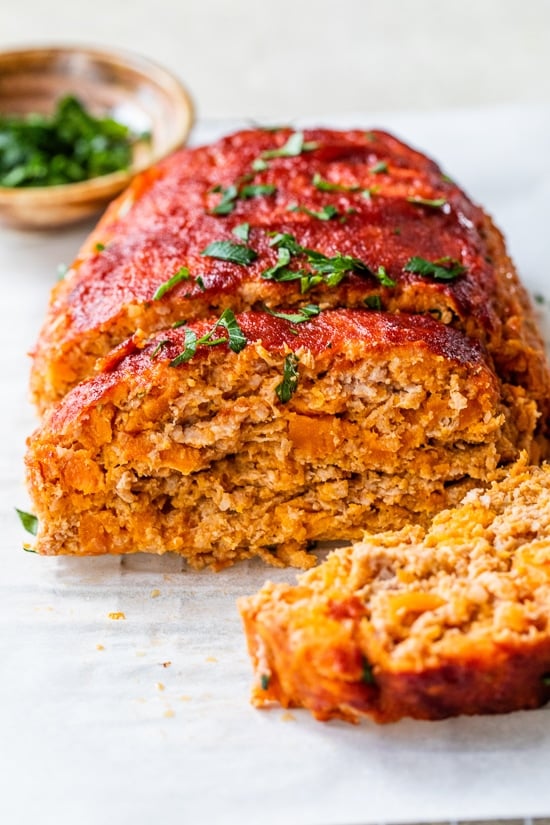 Turkey Sweet Potato Meatloaf