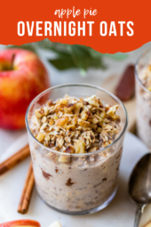 Apple pie overnight oats