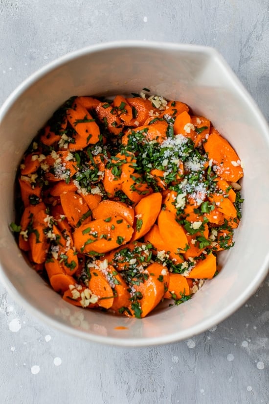 carrots in a bowl