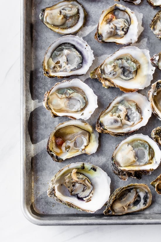 Oysters on the halfshell