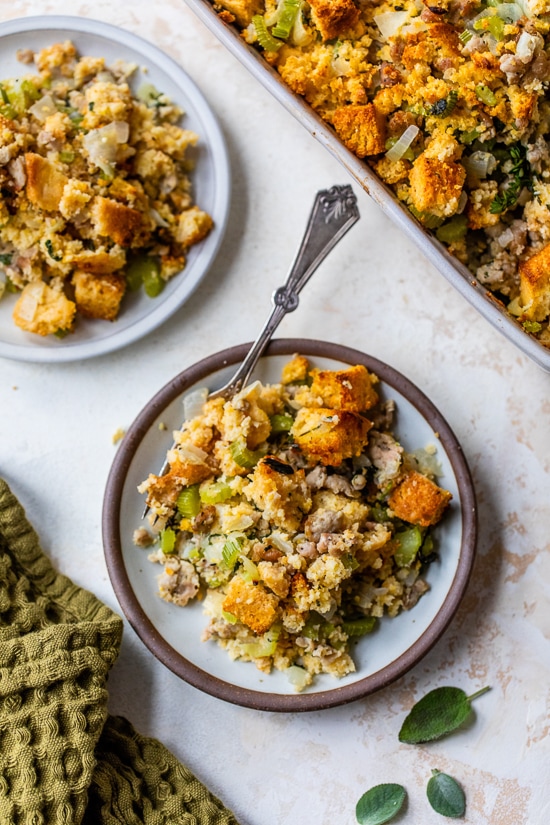 Savory Cornbread Stuffing