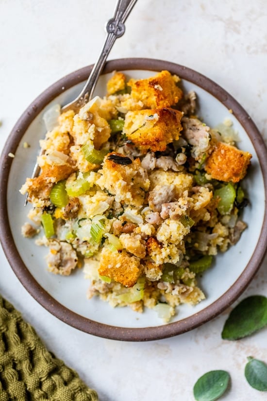 Savory Cornbread Stuffing