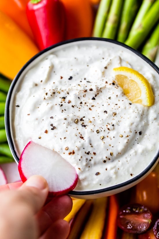 Greek Yogurt Caesar Salad Dip