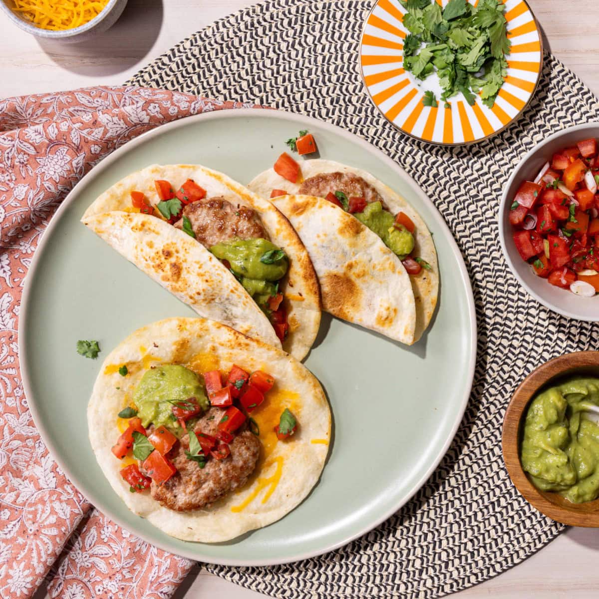 Smashed Turkey Tacos Home Chef