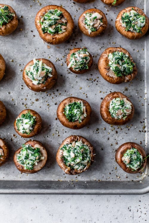 spinach stuffed mushrooms