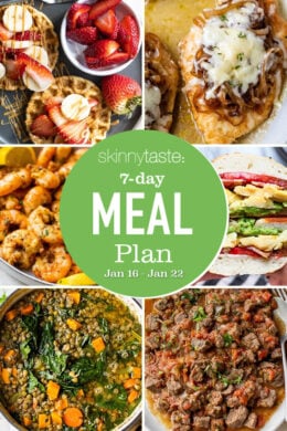 7 Day Healthy Meal Plan (Jan 16-22) 2023
