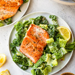 Salmon Caesar Salad
