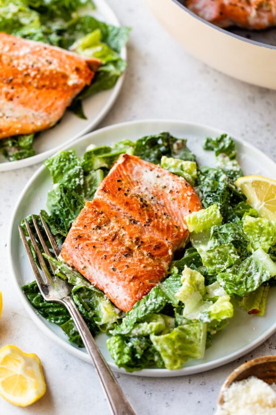 Salmon Caesar Salad