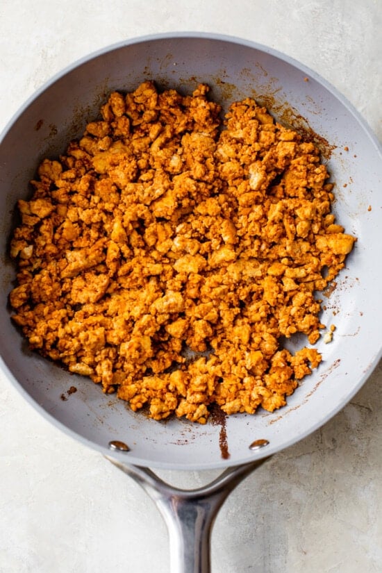 Spicy Gochujang Crumbled Tofu