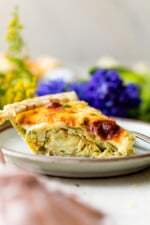 Artichoke Pie slice