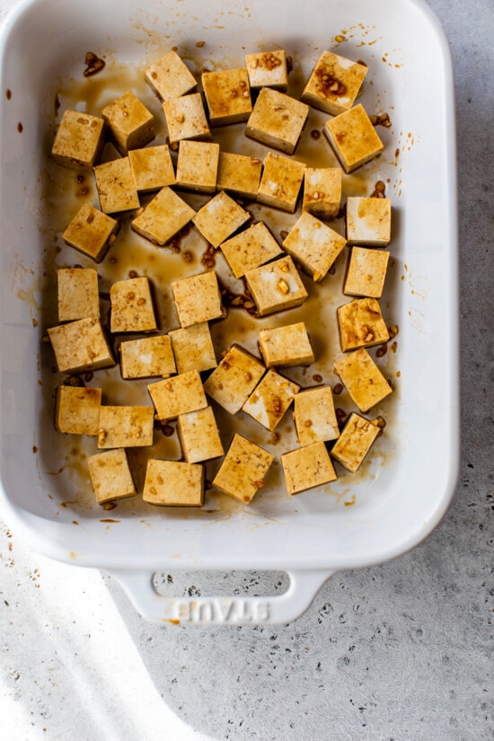 marinated tofu