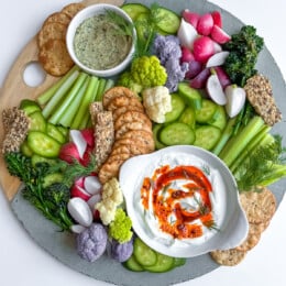 Colorful Crudites Platter