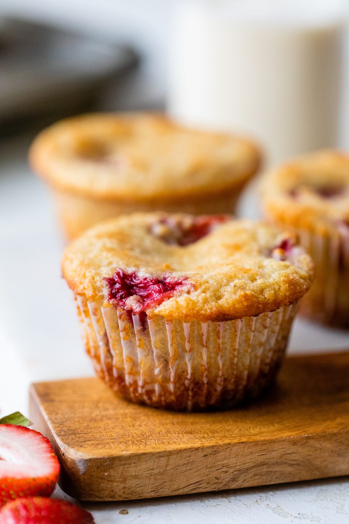 strawberry muffins