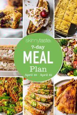 7 Day Healthy Meal Plan (April 10-16)