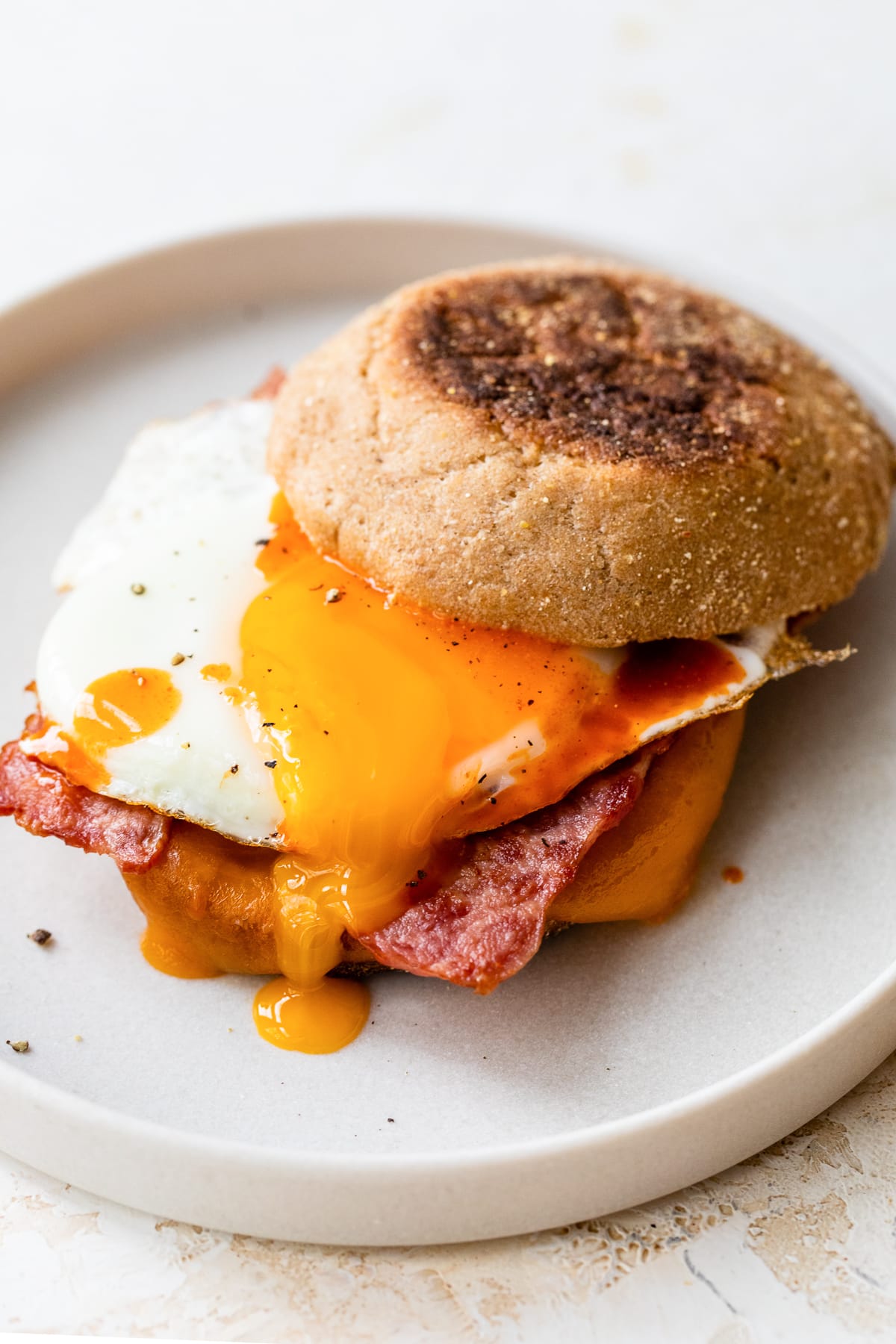 English Muffin Egg Sandwich
