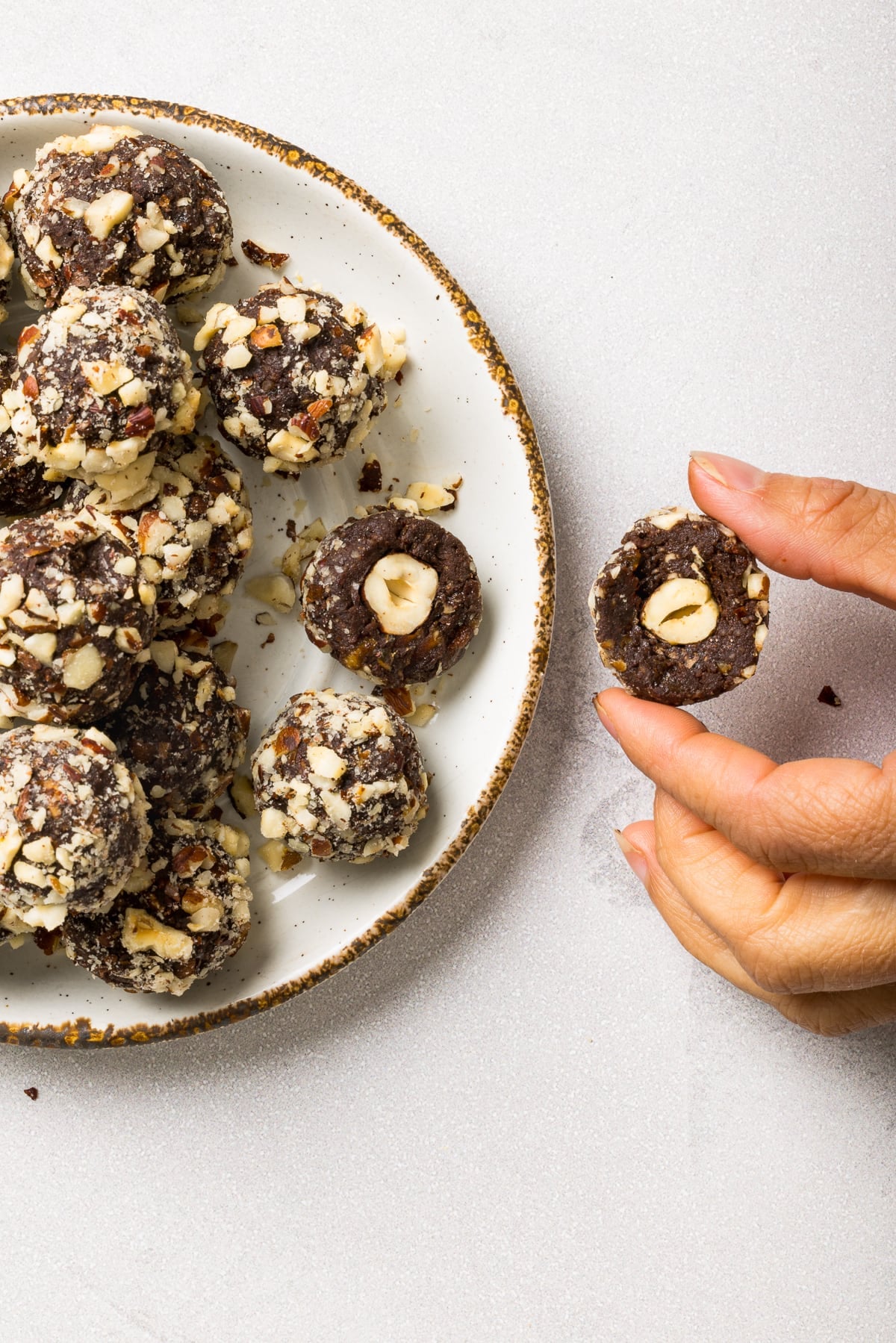 Ferrero Rocher Date Ball