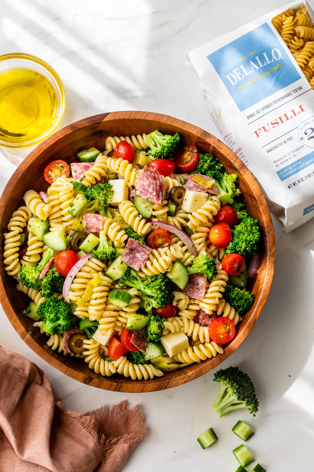 Delallo pasta salad