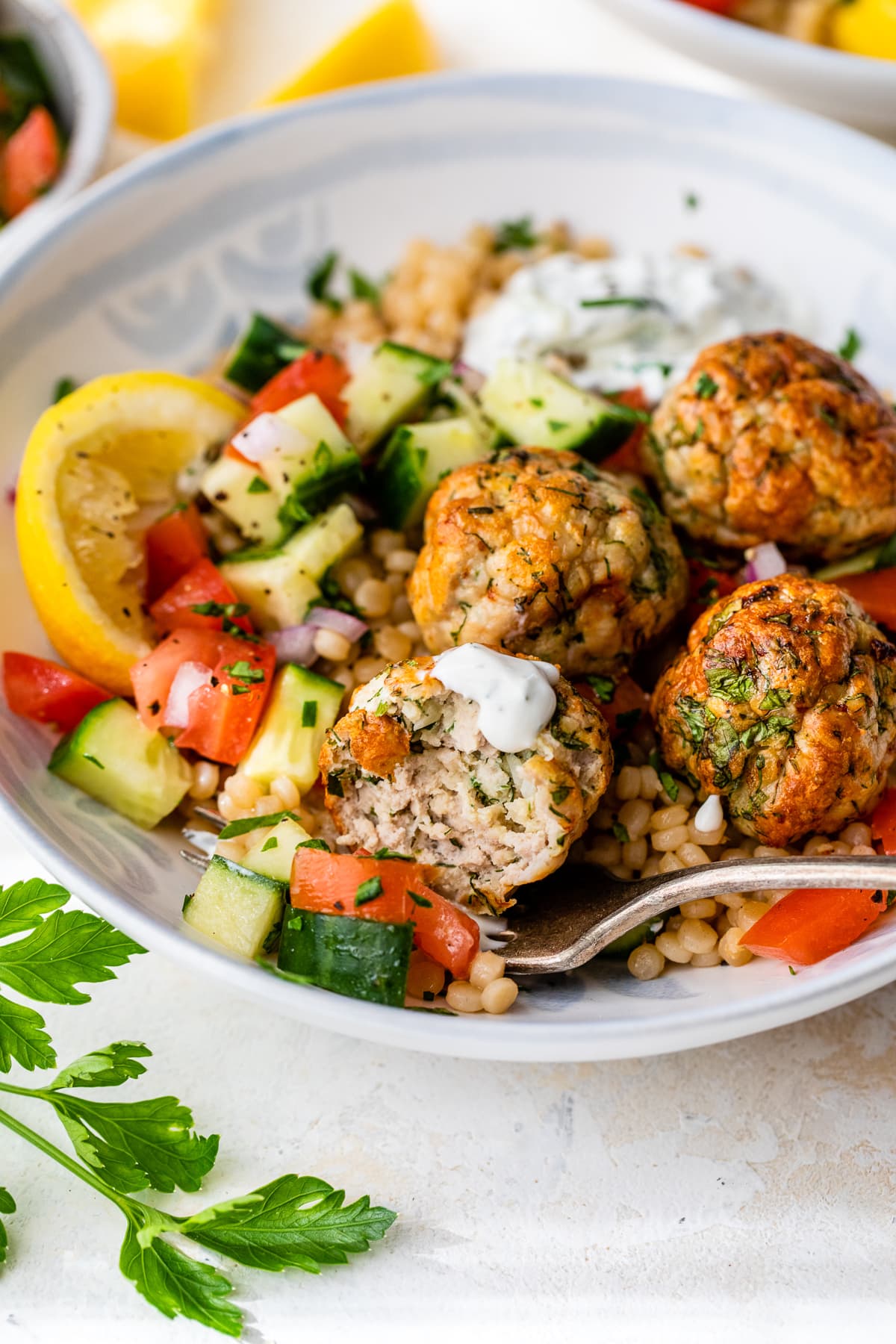 Mediterranean Turkey Meatballs