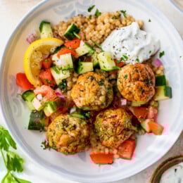 Mediterranean Meatball Bowl