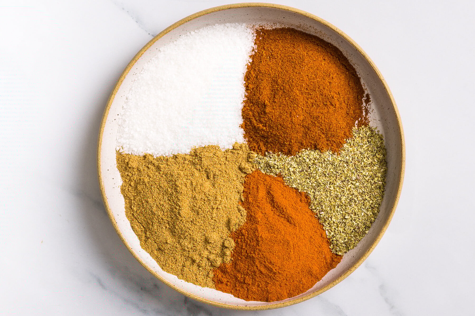 taco spices on a plate