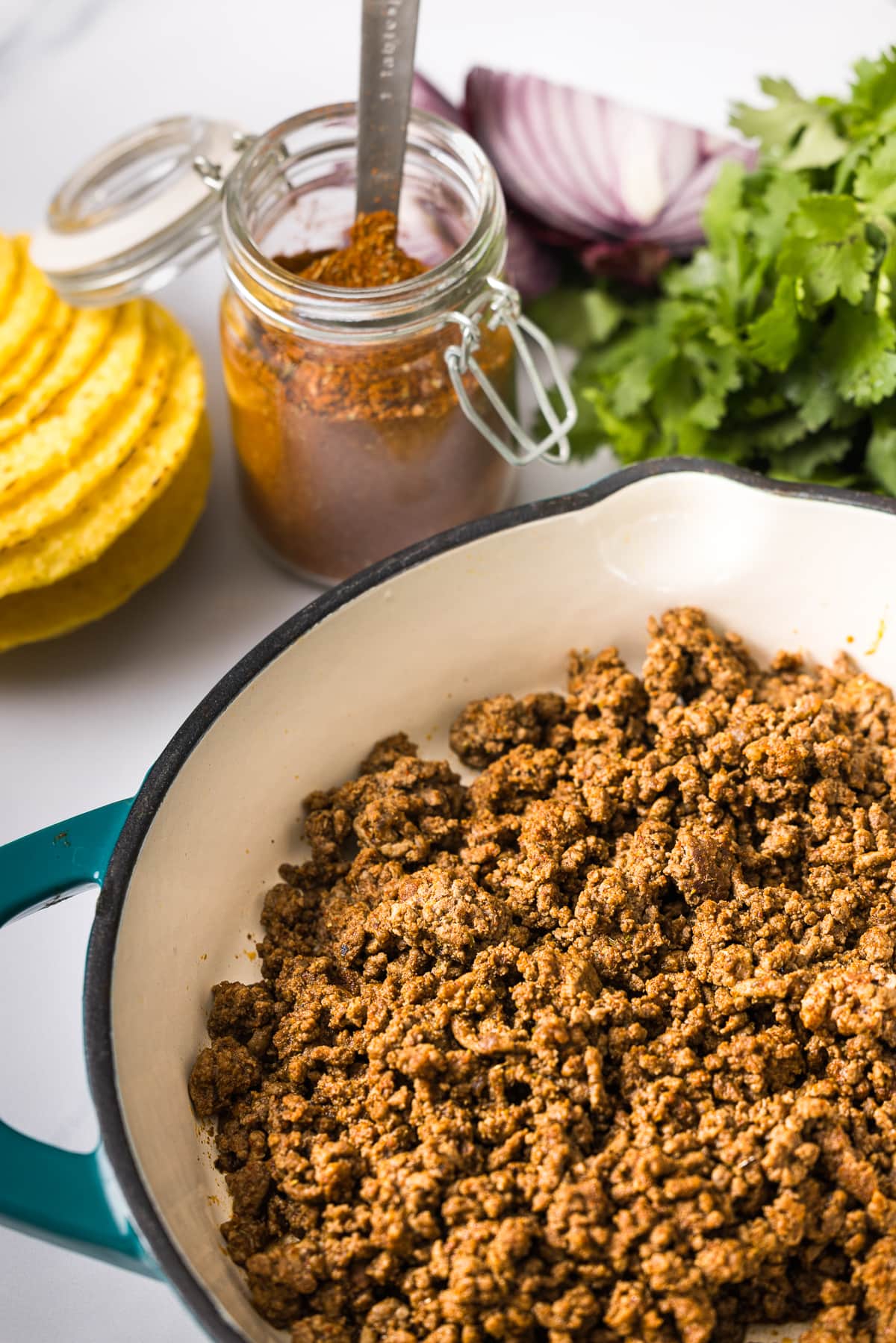 Ground beef with Homemade Taco Seasoning