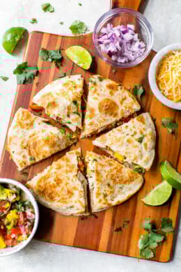 Chicken Quesadillas