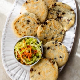 Pupusas with Curtido