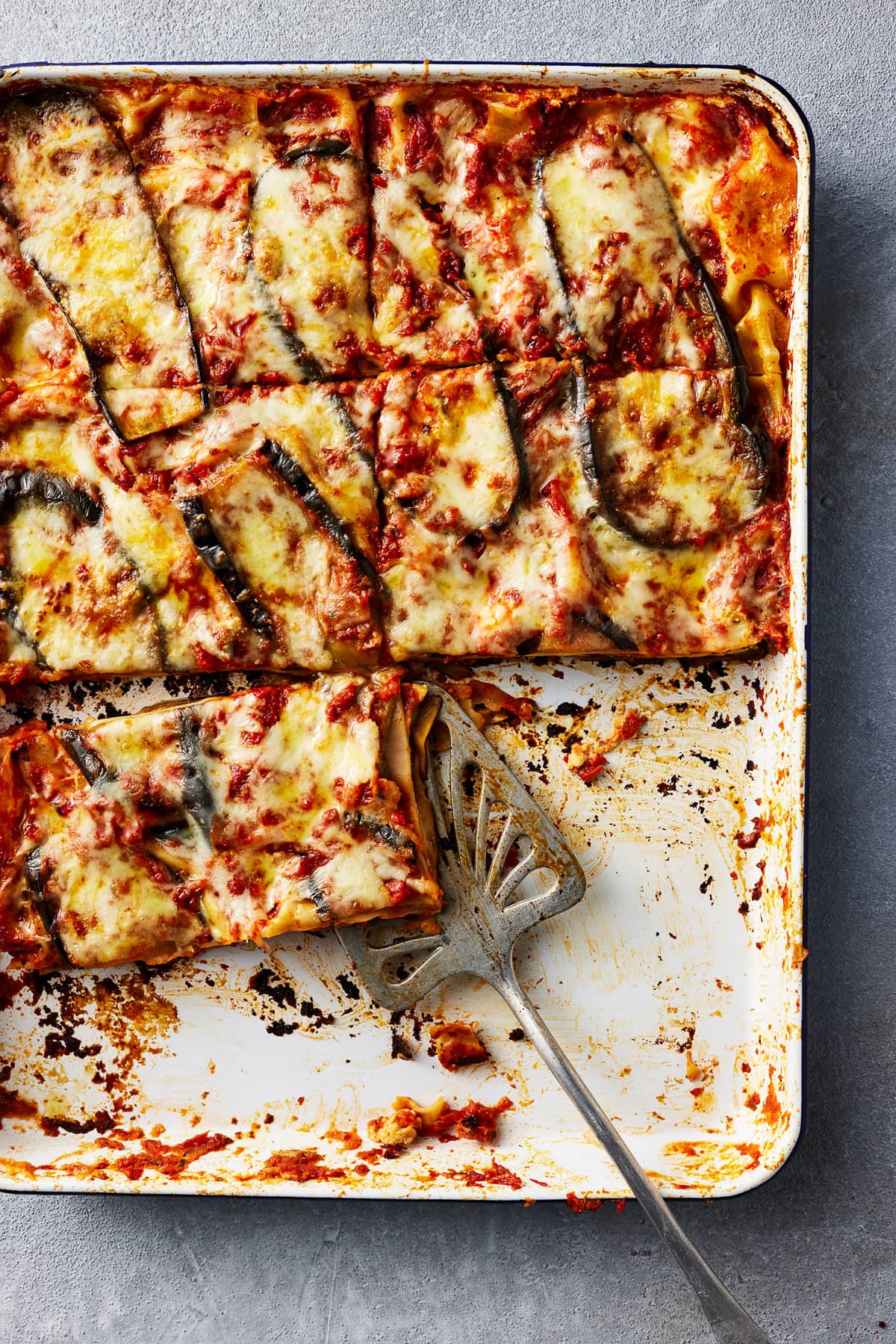 Sheet Pan Eggplant Lasagna
