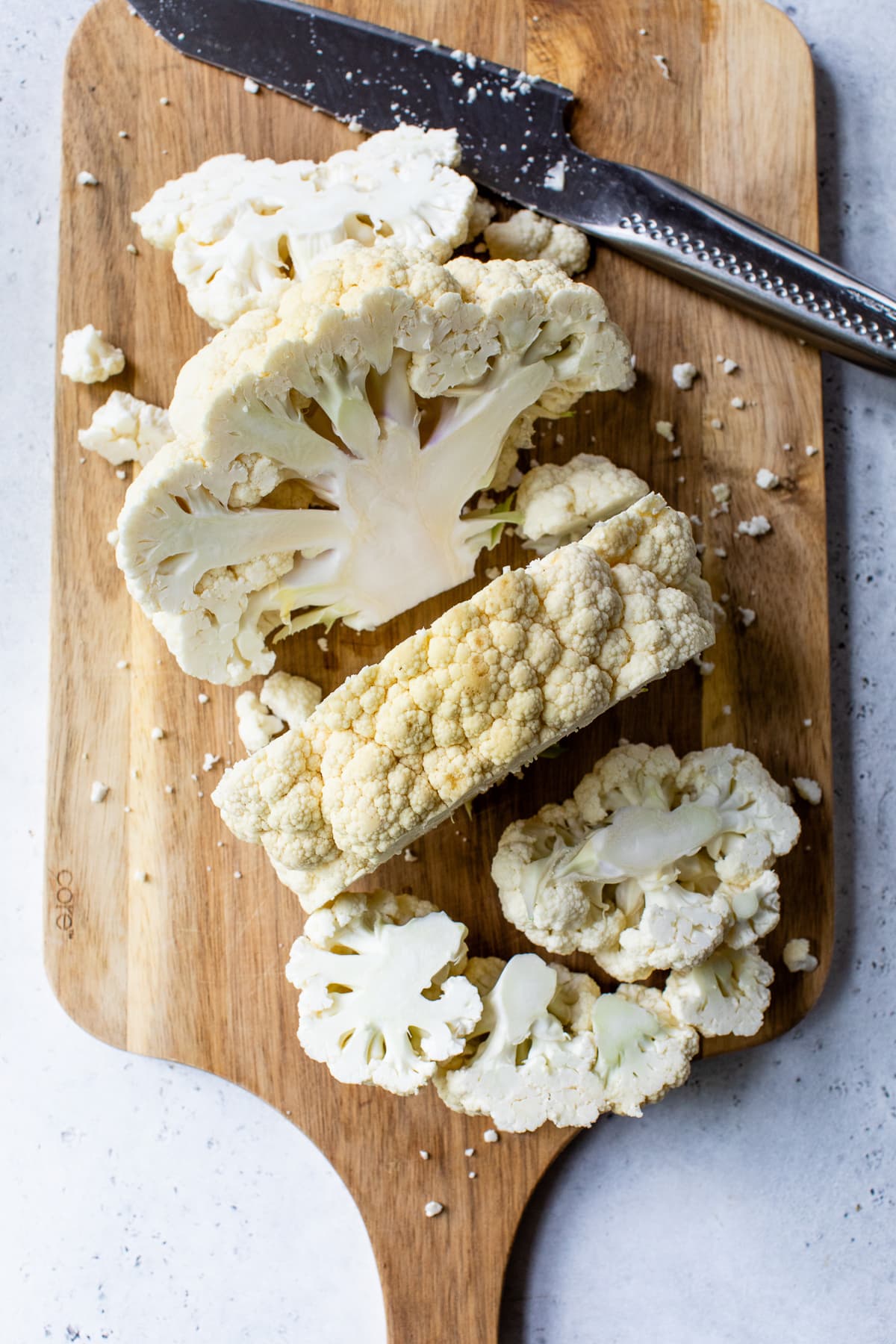 Here's a step-by-step recipe for making easy, low-carb cauliflower rice from scratch in the skillet or roasted in the oven. Cauliflower
