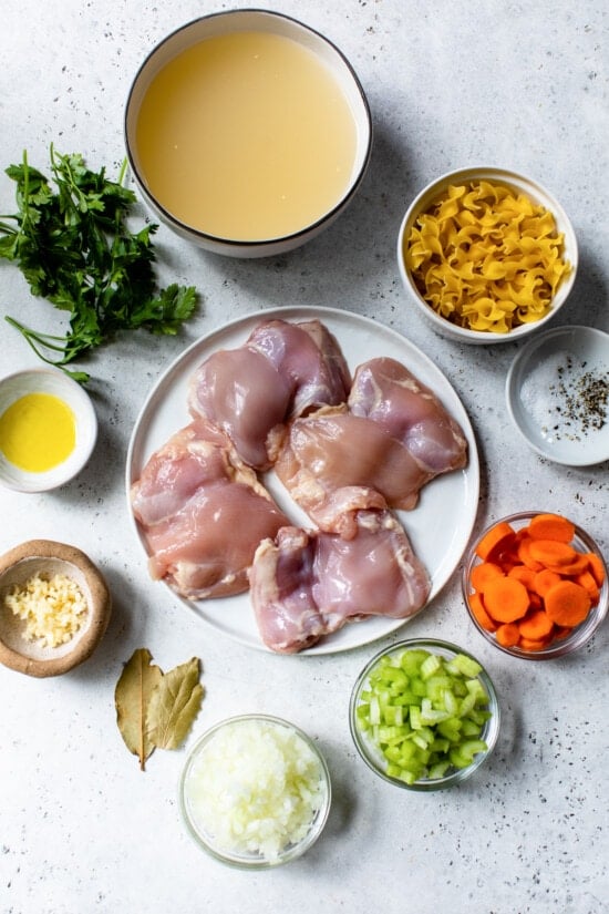 chicken noodle soup ingredients